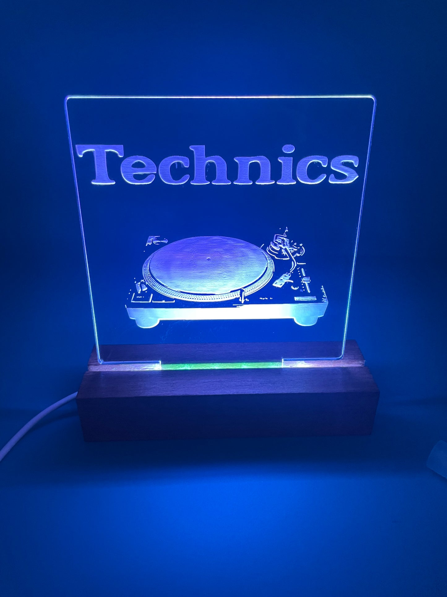 LED Acrylic Sign Music Turntable