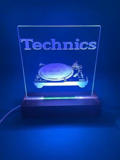 LED Acrylic Sign Music Turntable