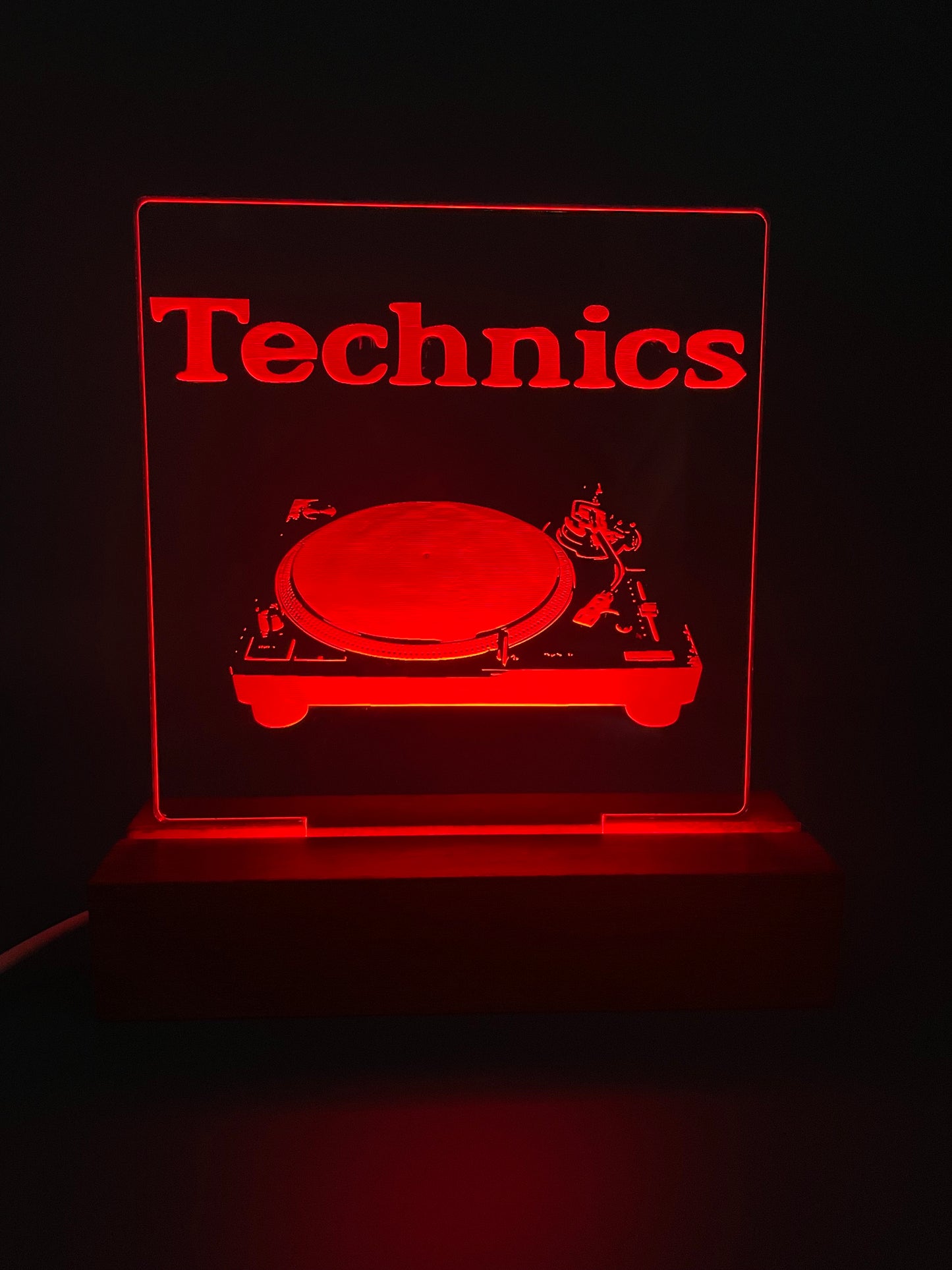 LED Acrylic Sign Music Turntable