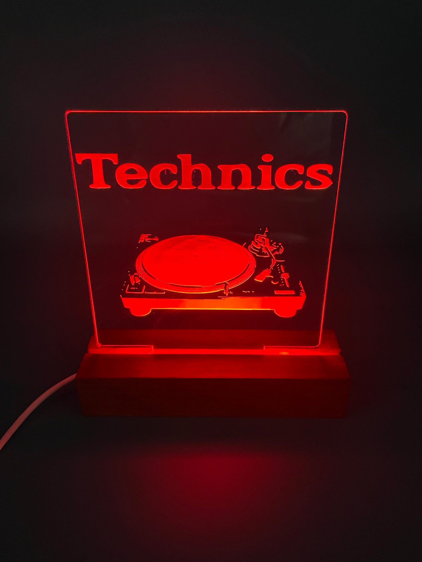LED Acrylic Sign Music Turntable