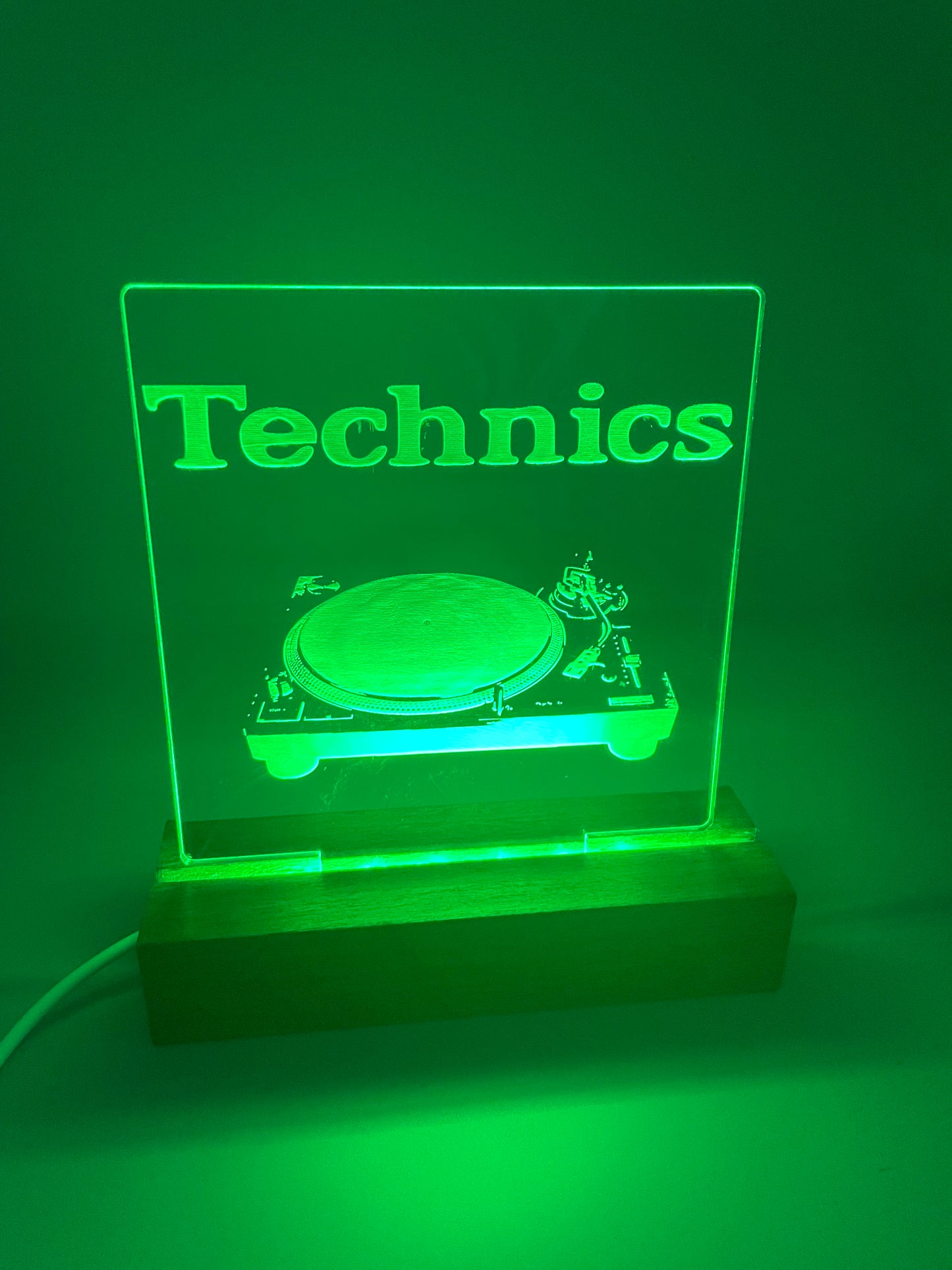 LED Acrylic Sign Music Turntable