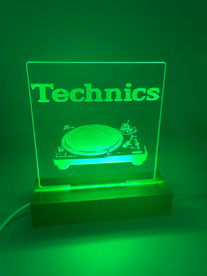 LED Acrylic Sign Music Turntable