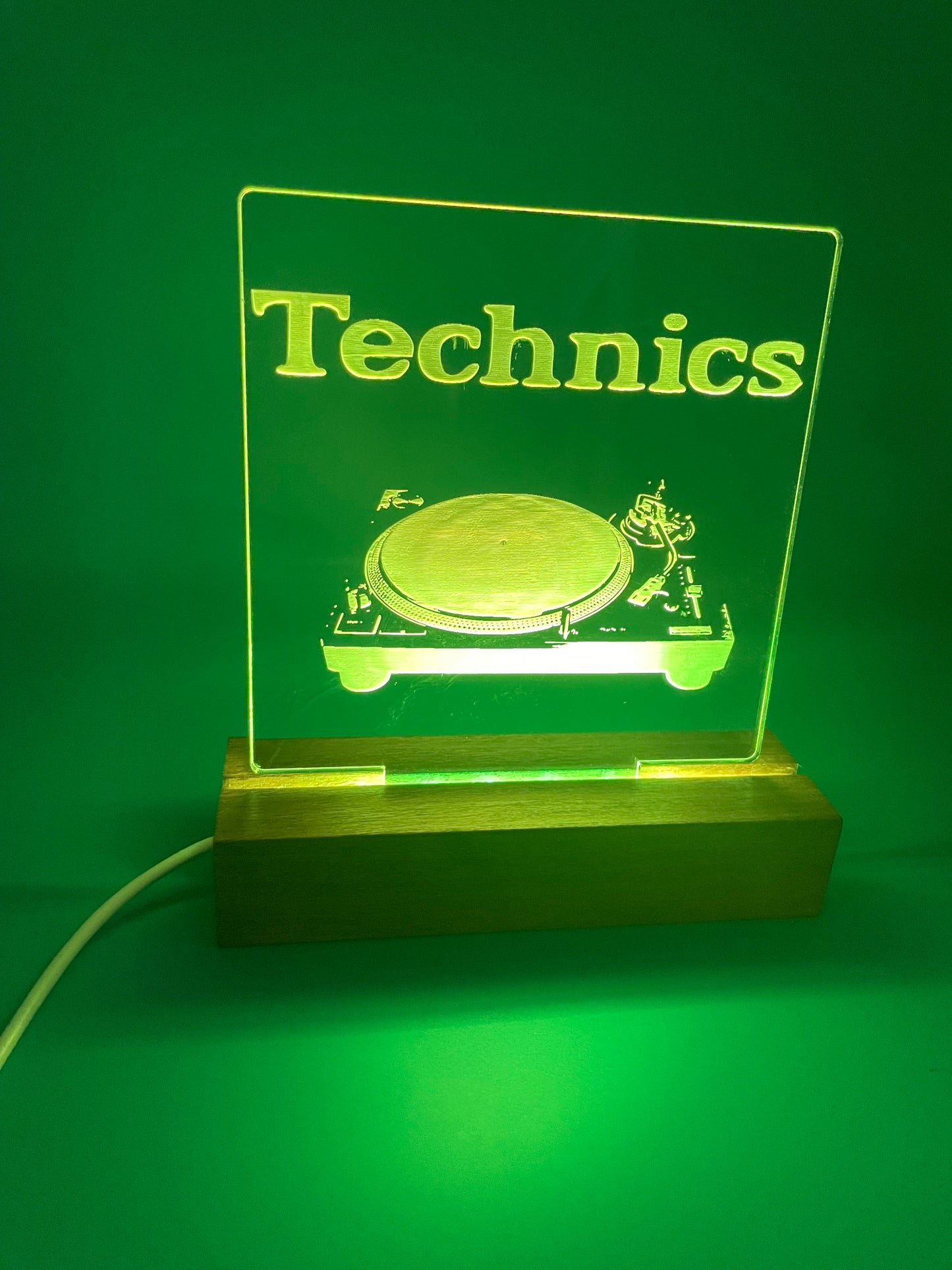 LED Acrylic Sign Music Turntable