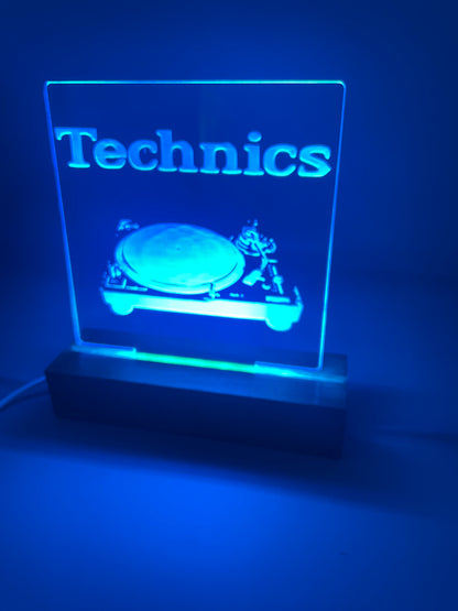 LED Acrylic Sign Music Turntable