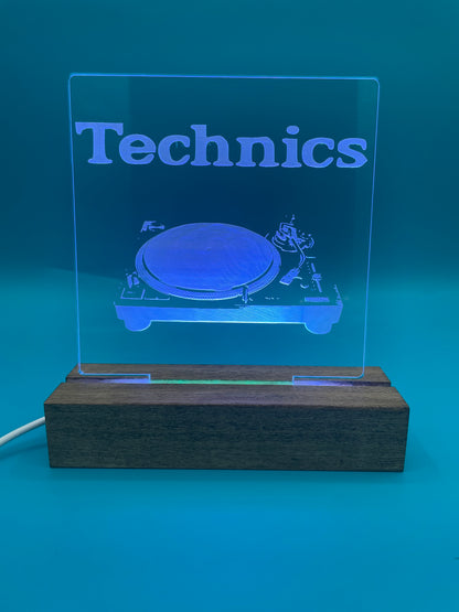 LED Acrylic Sign Music Turntable