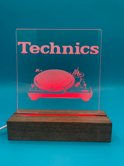 LED Acrylic Sign Music Turntable