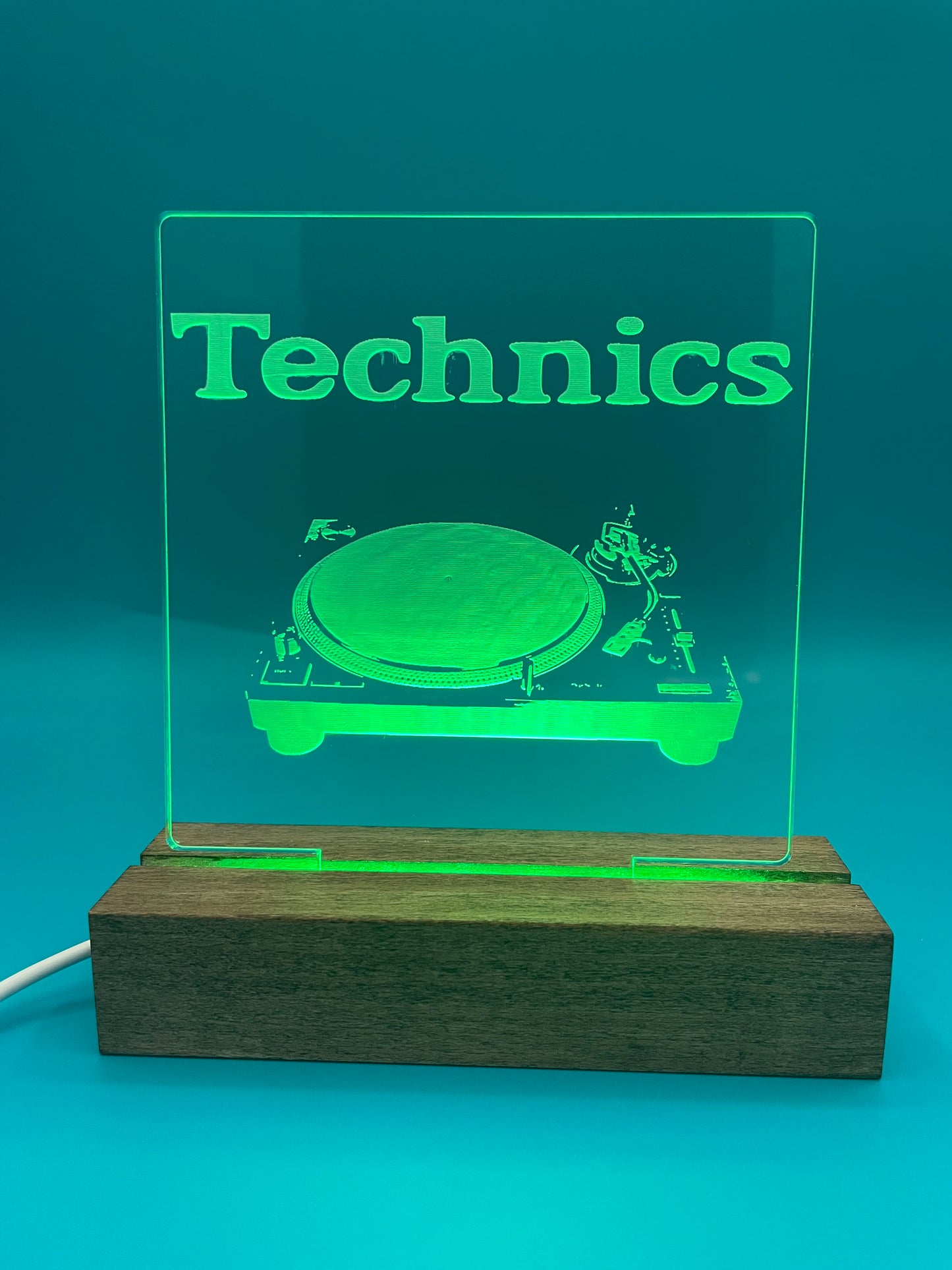 LED Acrylic Sign Music Turntable