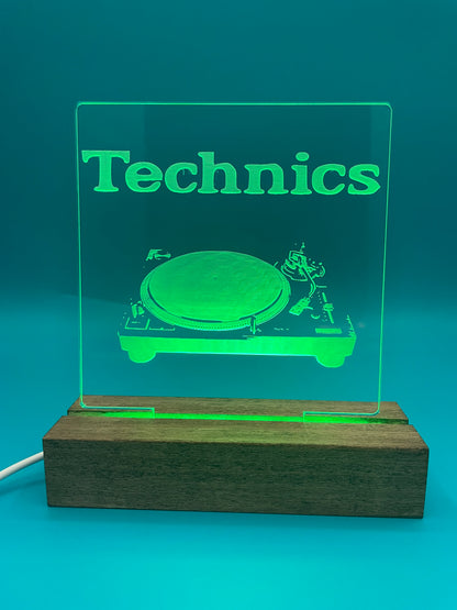 LED Acrylic Sign Music Turntable