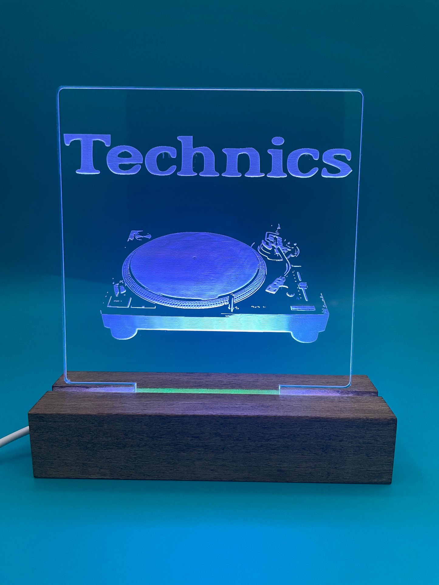 LED Acrylic Sign Music Turntable