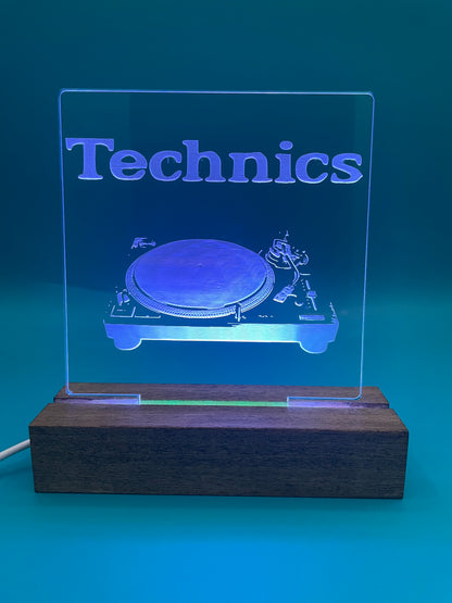 LED Acrylic Sign Music Turntable