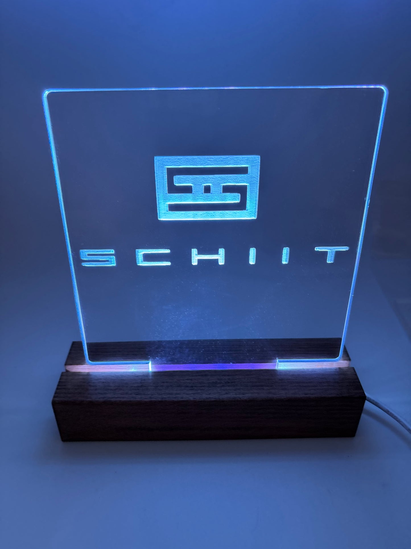 LED Acrylic Music Lovers Sign Decoration Schiit