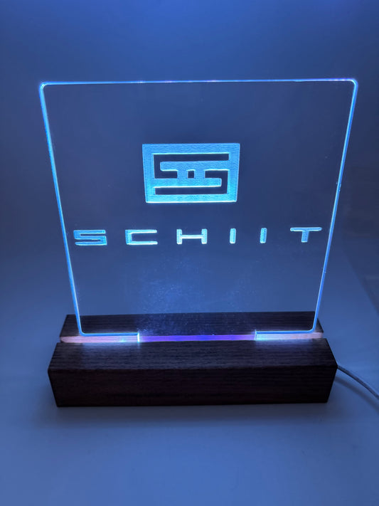 LED Acrylic Music Lovers Sign Decoration Schiit