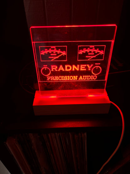 LED Personalized Acrylic Decorative Amplifier With Custom Phrase