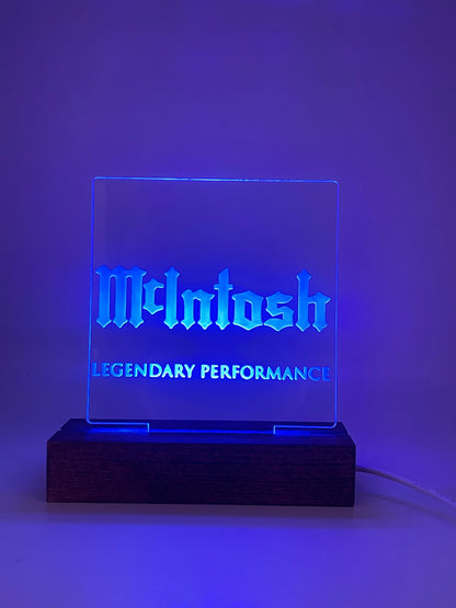 LED Acrylic Sign Music Lovers Sign for Music Room McIntosh