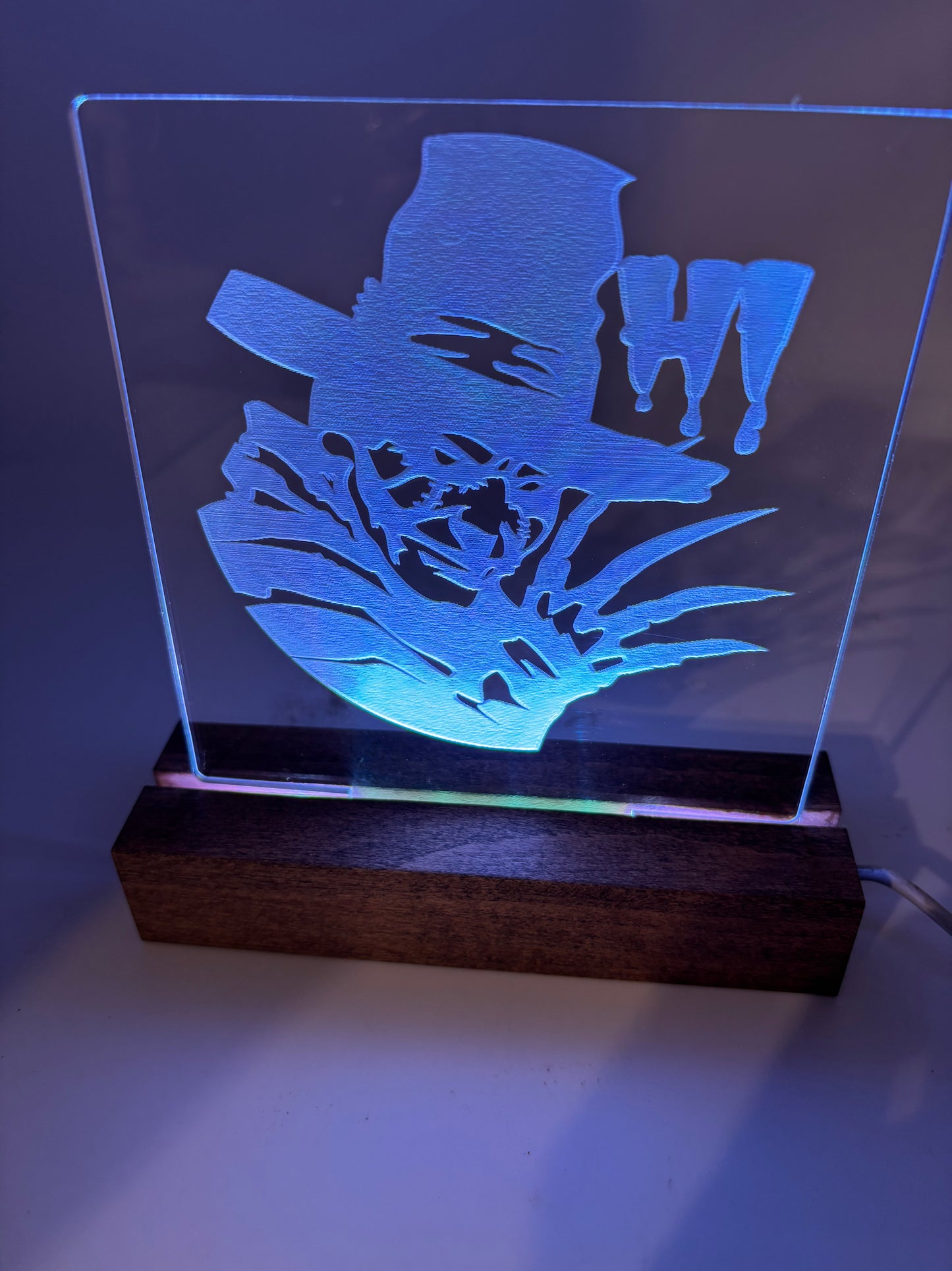 LED Acrylic Horror Movie Decoration Sign Freddie