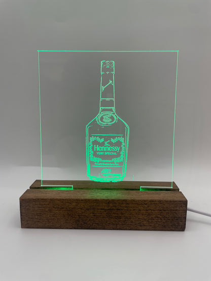 LED Acrylic Sign Liquor Bottle Sign
