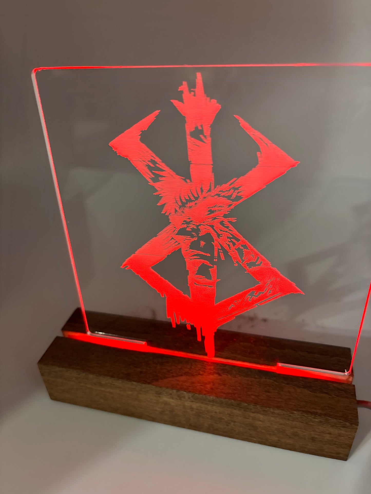 LED Acrylic Sign Anime Guts Room Decoration