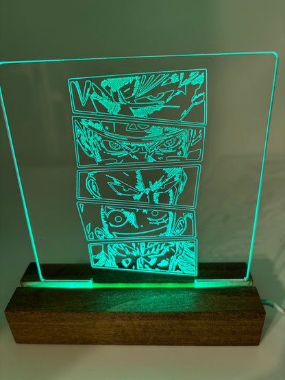 LED Acrylic Sign Room Decoration Anime Lovers