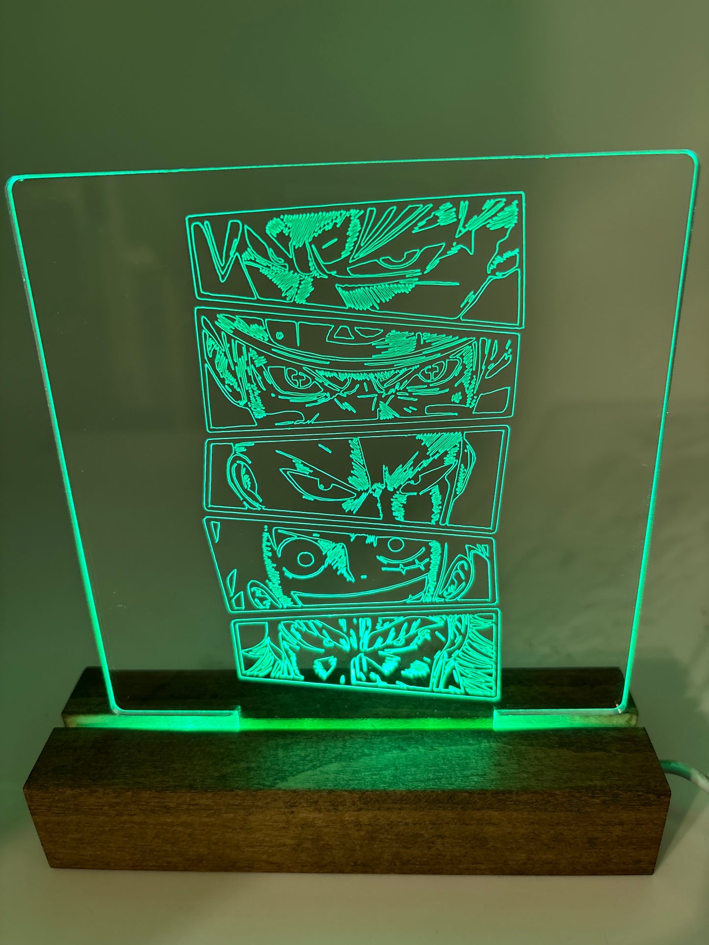 LED Acrylic Sign Room Decoration Anime Lovers