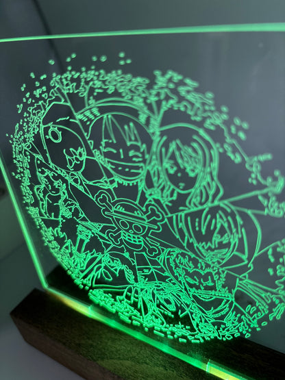 LED Acrylic Sign Decoration One Piece