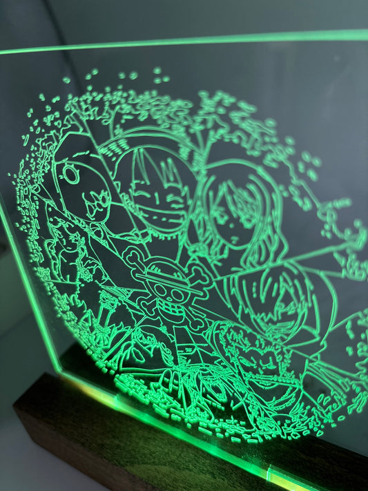 LED Acrylic Sign Decoration One Piece