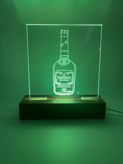 LED Acrylic Sign Liquor Bottle Sign