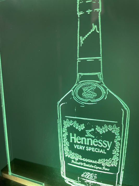 LED Acrylic Sign Liquor Bottle Sign