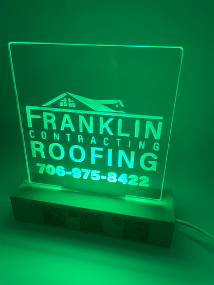 LED Custom Business Logo Acrylic Sign
