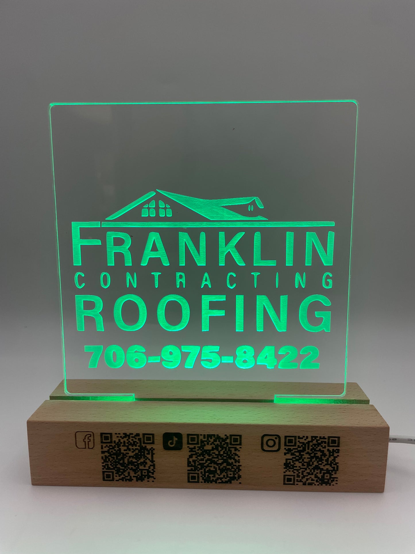 LED Custom Business Logo Acrylic Sign