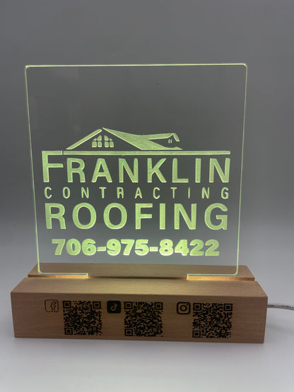 LED Custom Business Logo Acrylic Sign