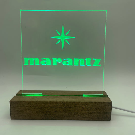 LED Multi Color Music Acrylic Sign Marantz