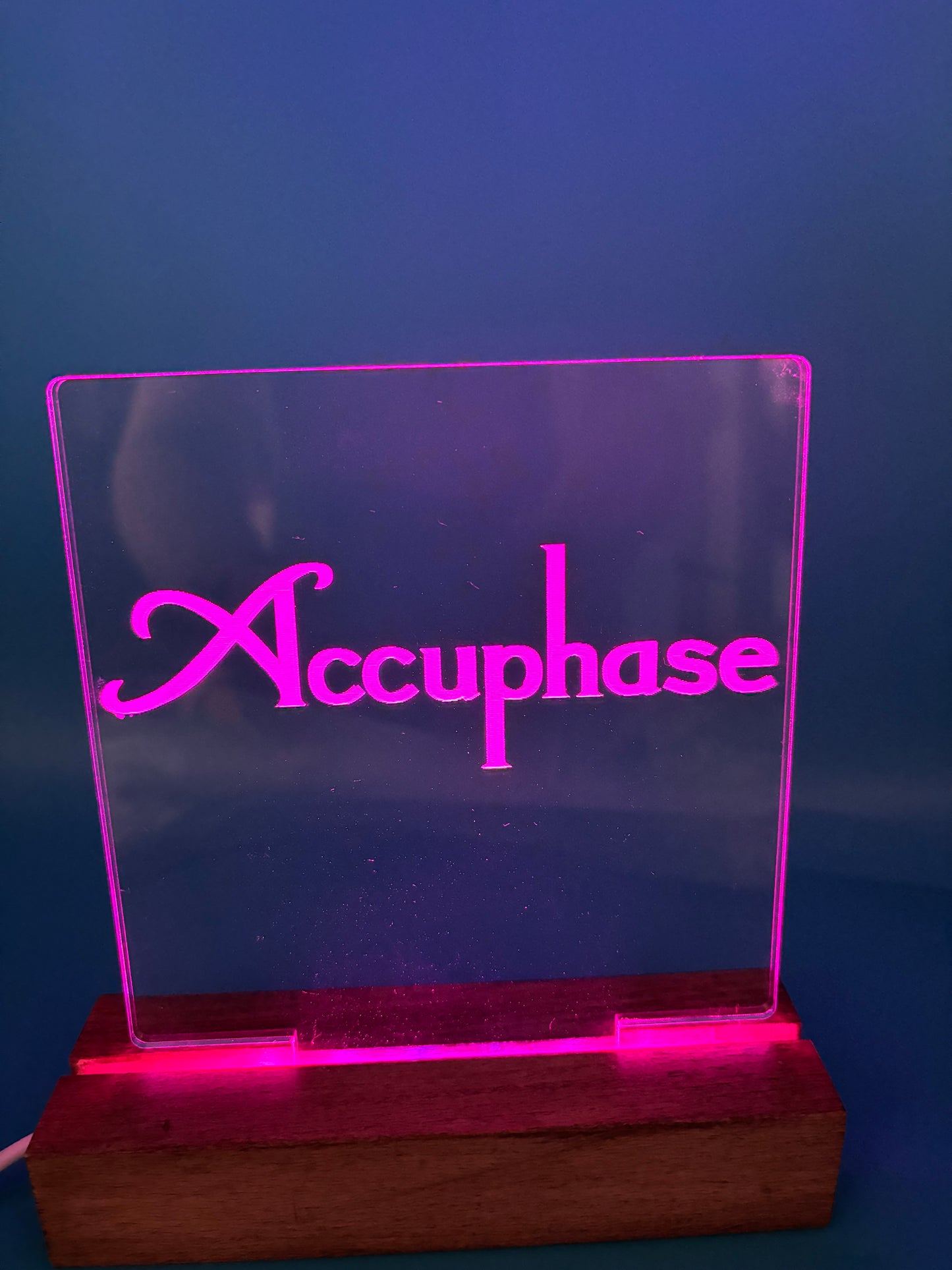 LED Acrylic Music Accuphase Decorative Sign