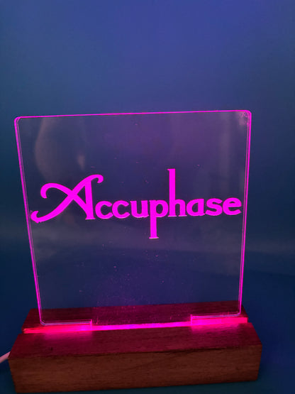 LED Acrylic Music Accuphase Decorative Sign