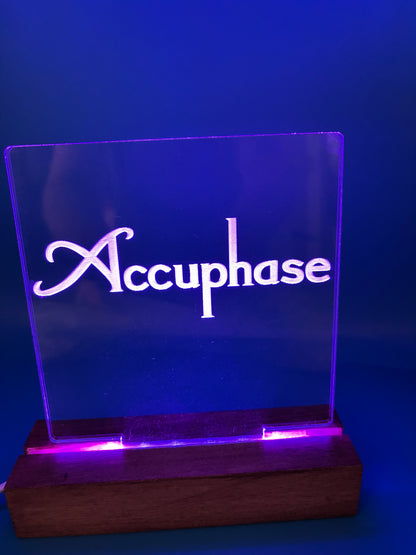LED Acrylic Music Accuphase Decorative Sign
