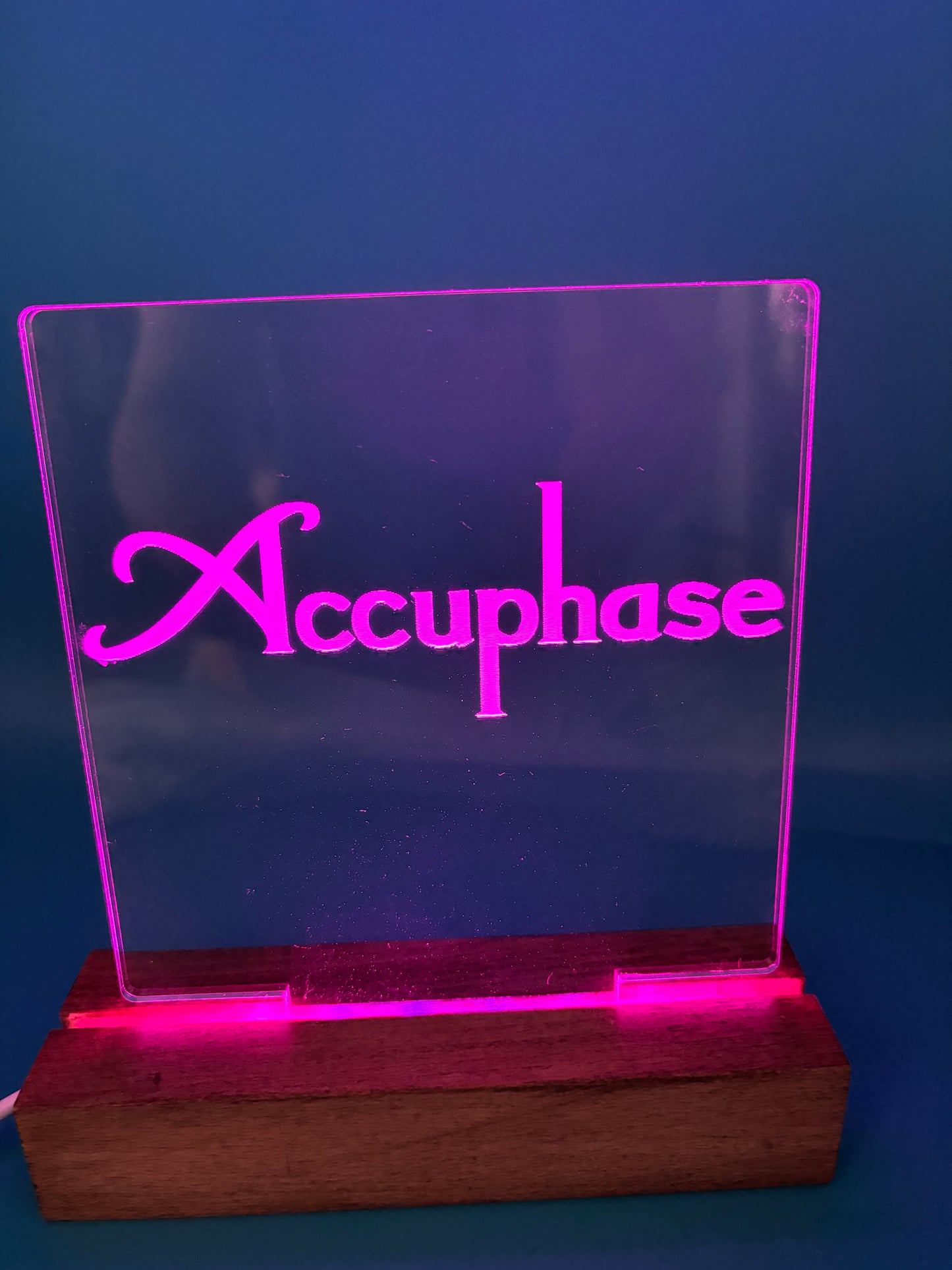 LED Acrylic Music Accuphase Decorative Sign