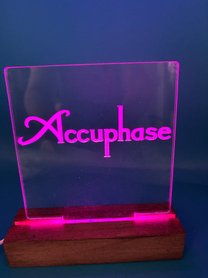LED Acrylic Music Accuphase Decorative Sign