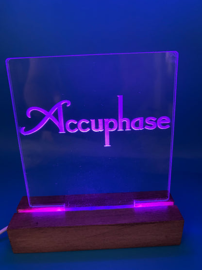 LED Acrylic Music Accuphase Decorative Sign