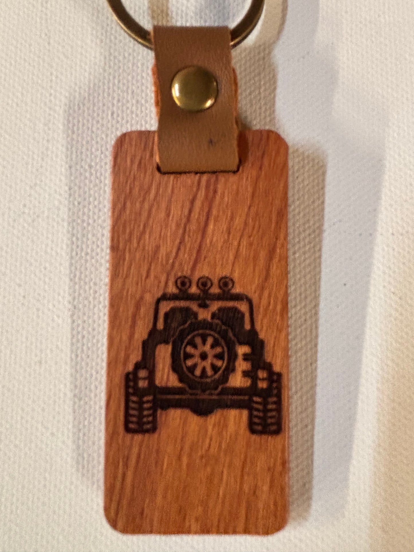 Wood Keychain Laser Engraved Off Road Lovers