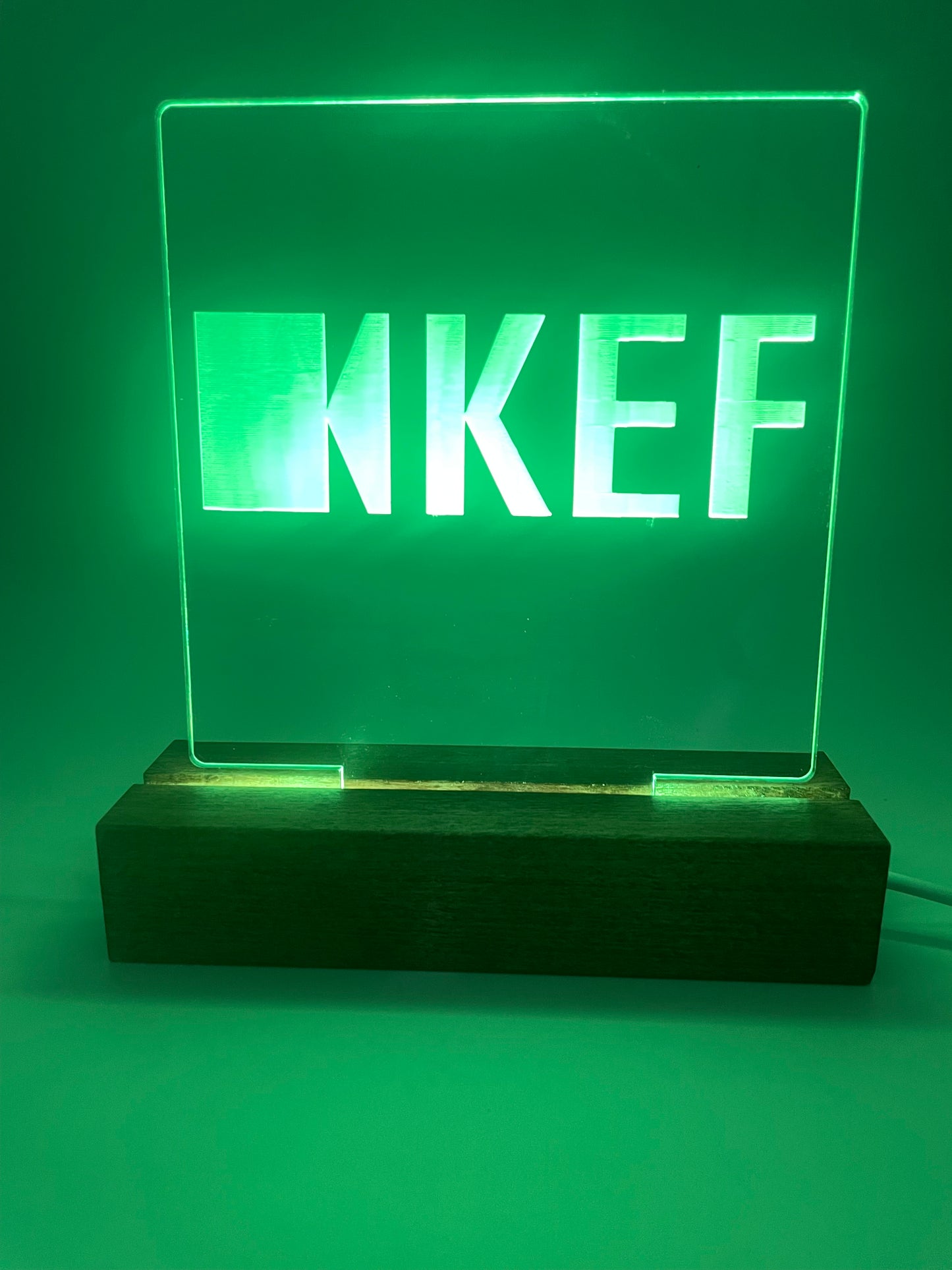 LED Music Acrylic Sign Decoration KEF Lovers