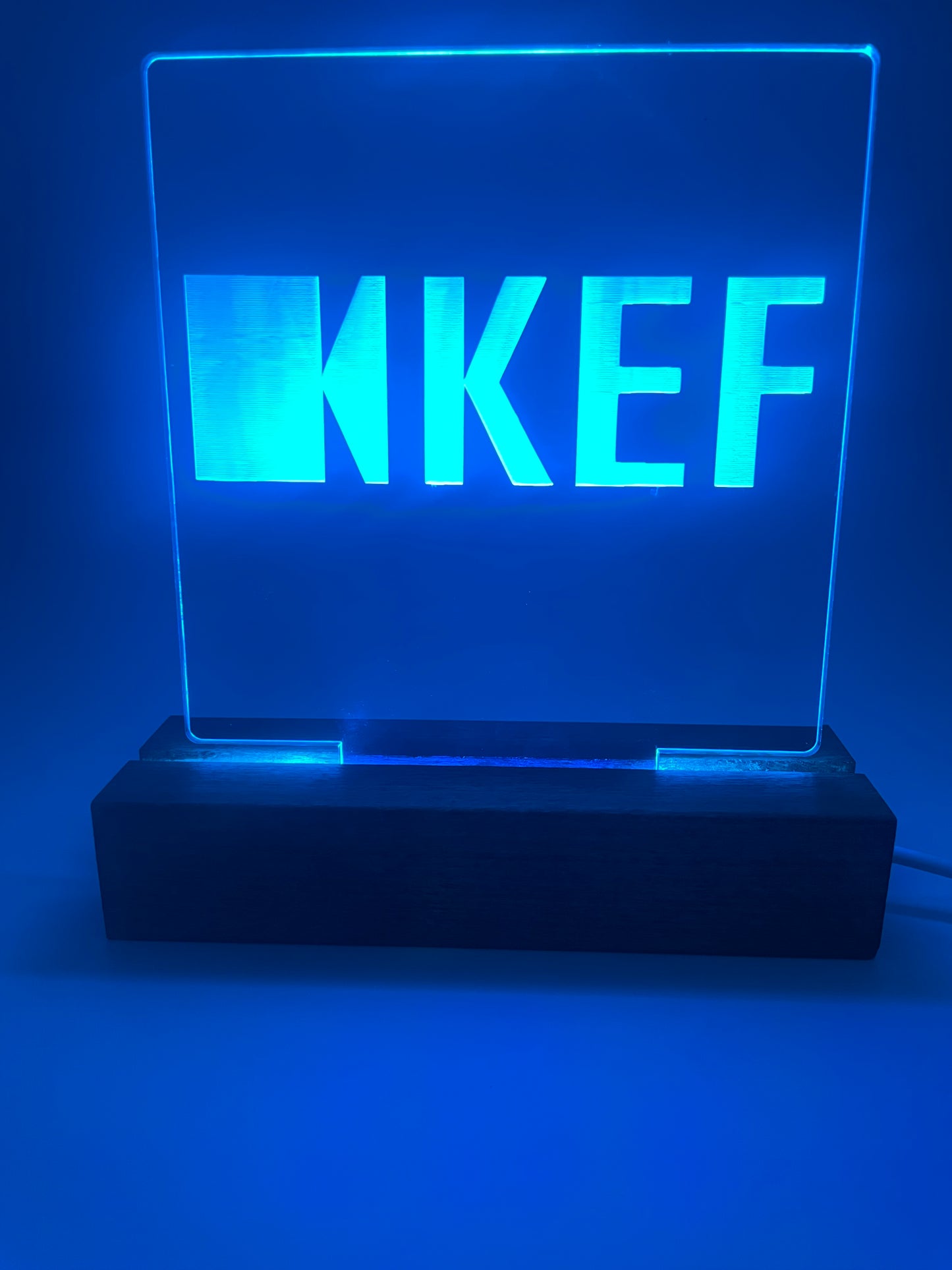 LED Music Acrylic Sign Decoration KEF Lovers