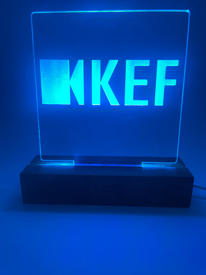 LED Music Acrylic Sign Decoration KEF Lovers