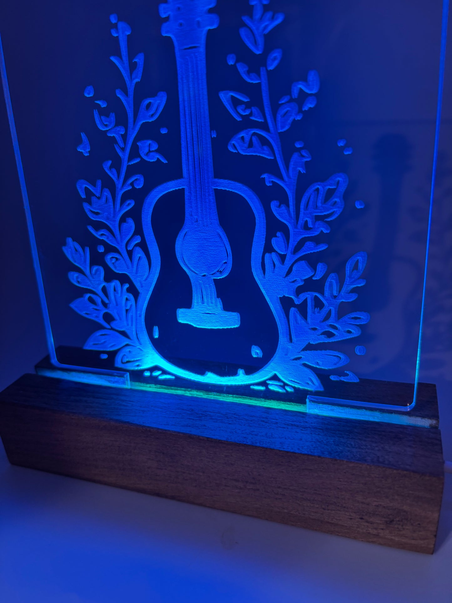 LED Acrylic Music Sign Guitar
