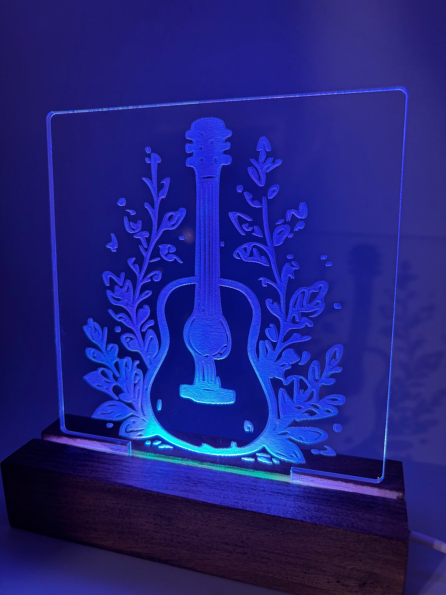 LED Acrylic Music Sign Guitar