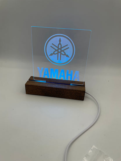 LED Acrilic Music Lovers Sign Yamaha