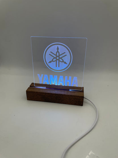 LED Acrilic Music Lovers Sign Yamaha