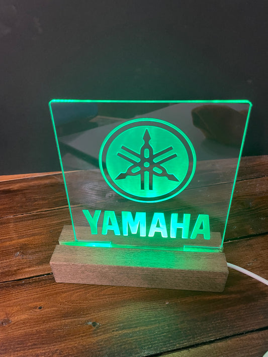 LED Acrilic Music Lovers Sign Yamaha