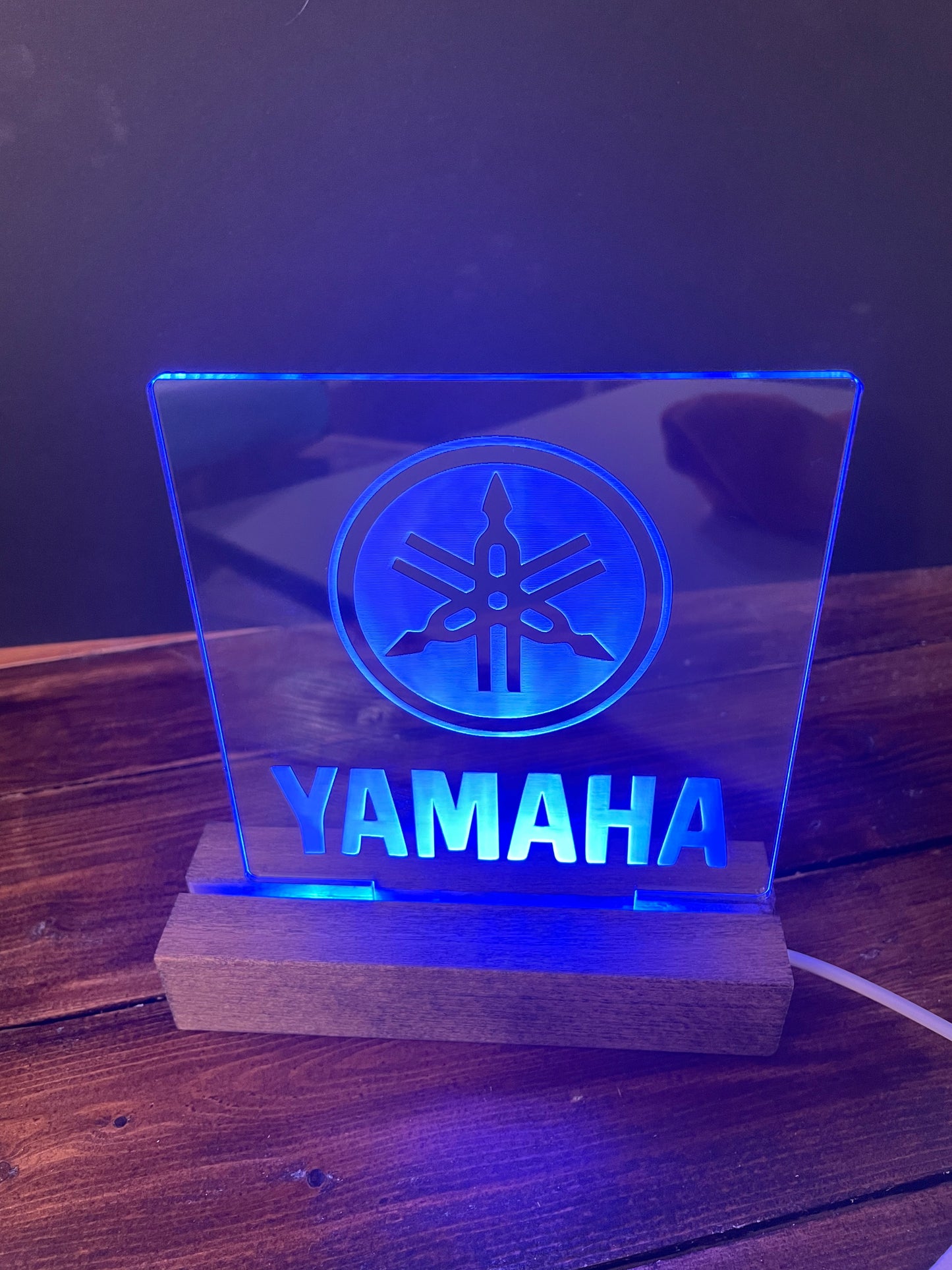 LED Acrilic Music Lovers Sign Yamaha