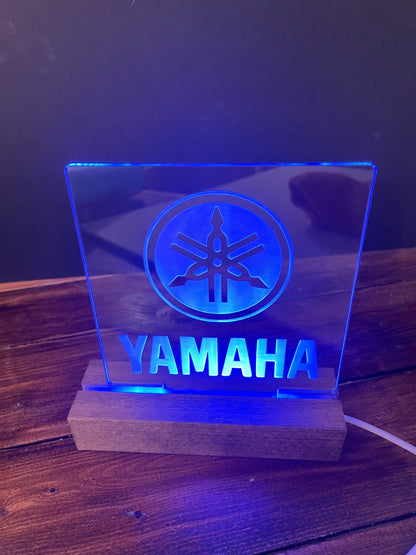 LED Acrilic Music Lovers Sign Yamaha