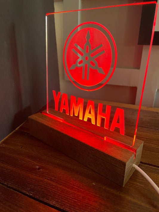 LED Acrilic Music Lovers Sign Yamaha