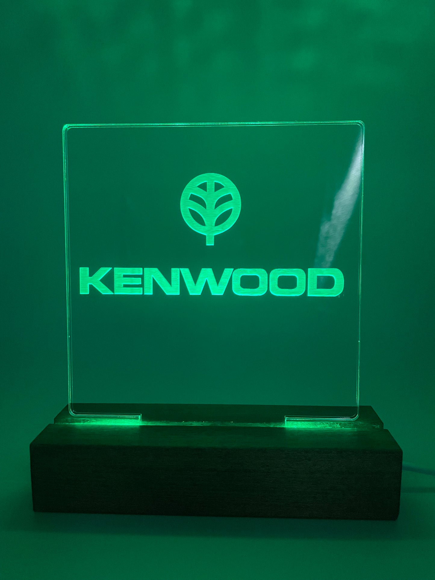 LED Music Lovers Sign Kenwood Acrylic Sign
